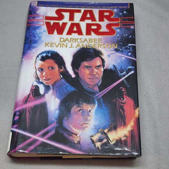 Star Wars Dark Saber Hard Cover, Kevin J Anderson, 1995 - Picture 1 of 9